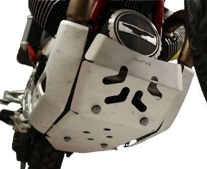 GPR TECH compatible con  Moto Guzzi V85 TT 2019/2020 e4 Protección del motor en titanio 