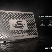 GPR TECH compatible con  Voge 650DSX 2021/2024 e5 Protector de radiador de titanio 