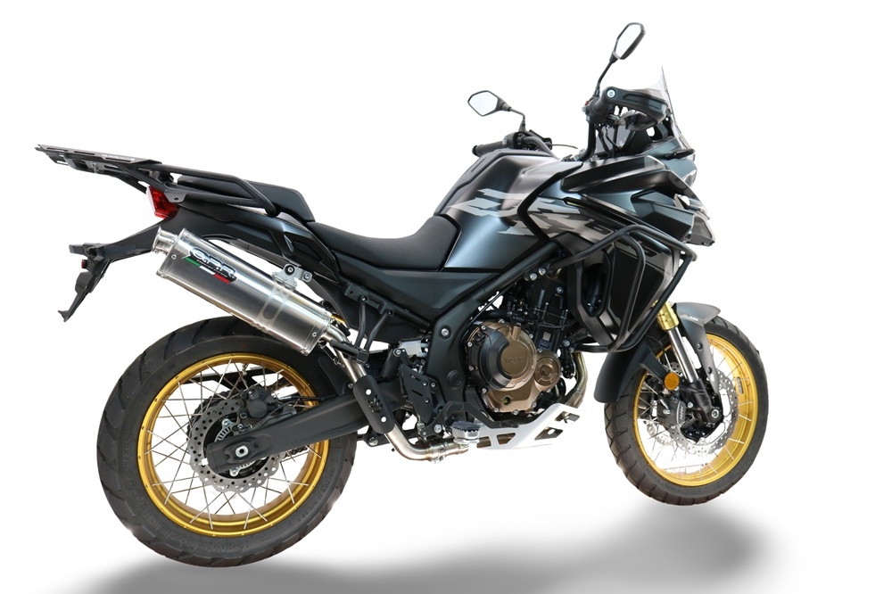 GPR escape compatible con Voge 625DSX 2024-2025, Trioval, Escape legal, homologado, silenciador con db killer desmontable y tubo de conexión específico 