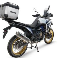 Baúl GPR TECH compatible con  Voge DS 800 Rally 2025/2026 Baúl Alpi-Tech en aluminio color plata con placa específica incluida Capacidad Litros 35