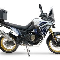 Baúl GPR TECH compatible con  Voge DS 800 Rally 2025/2026 Baúl Alpi-Tech en aluminio, color negro con placa específica incluida Capacidad Litros 35