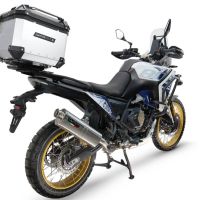 Baúl GPR TECH compatible con  Voge DS 800 Rally 2025/2026 Baúl Alpi-Tech en aluminio color plata con placa específica incluida Capacidad Litros 55