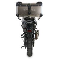  Voge DS 800 Rally 2025/2026 Baúl superior Top Case de Titanio color natural con placa específica incluida Capacidad Litros 55