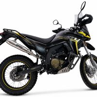 GPR escape compatible con Voge 300Rally 2025-2026, Deeptone Inox, Escape legal, homologado, silenciador con catalizador, db killer desmontable y tubo de conexión específico 