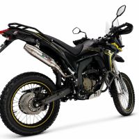 GPR escape compatible con Voge 300Rally 2025-2026, Deeptone Inox, Escape legal, homologado, silenciador con catalizador, db killer desmontable y tubo de conexión específico 