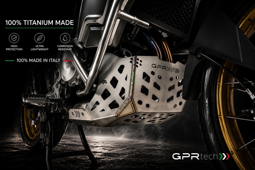 GPR TECH compatible con  Voge 900DSX 2026/2027 e5 plus Protección del motor en titanio 