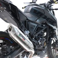 GPR escape compatible con  Voge Brivido R125 2025-2026, Furore-X Inox, Escape completo, no legal para países de la UE, con db killer extraíble 