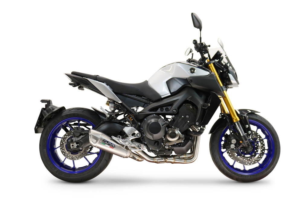 GPR escape compatible con  Yamaha Mt-09 2014-2020, GP-Revo Titanium, Escape completo racing, incluyendo colector y db killer desmontable, sin homologación 