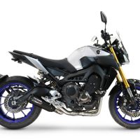 GPR escape compatible con Yamaha Tracer 900 GT  2018-2020, M3 Black Titanium, Escape completo homologado y legal,con catalizador incluido db killer extraíble 
