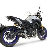 GPR escape compatible con Yamaha Mt-09 Tracer 900 2017-2020, M3 Black Titanium, Escape completo, no legal para países de la UE, con db killer extraíble 