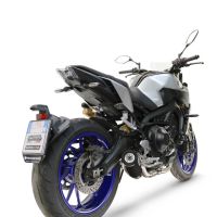 GPR escape compatible con Yamaha Mt-09 Tracer 900 2017-2020, M3 Black Titanium, Escape completo, no legal para países de la UE, con db killer extraíble 