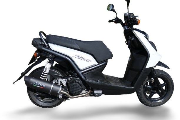Escape compatible con Yamaha BW'S 125 2010-2013, Furore Nero, Escape completo racing, incluyendo colector y db killer desmontable, sin homologación 