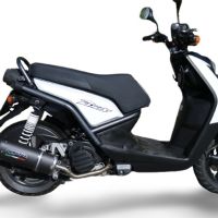 Escape compatible con Yamaha BW'S 125 2010-2013, Furore Nero, Escape completo racing, incluyendo colector y db killer desmontable, sin homologación 