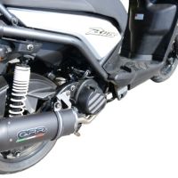 Escape compatible con Yamaha BW'S 125 2010-2013, Furore Nero, Escape completo racing, incluyendo colector y db killer desmontable, sin homologación 