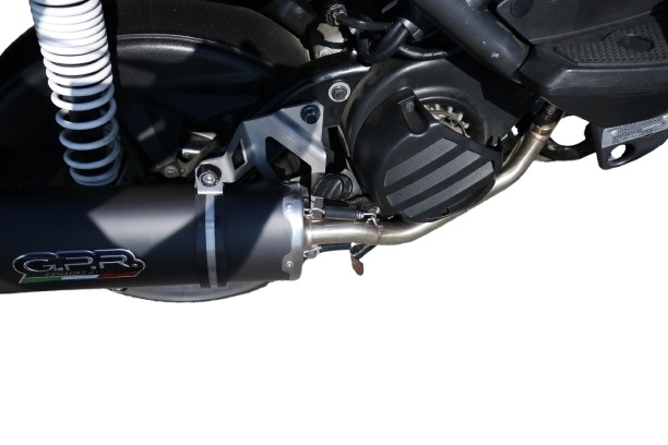 Escape compatible con Yamaha BW'S 125 2010-2013, Furore Nero, Escape completo racing, incluyendo colector y db killer desmontable, sin homologación 