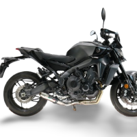 GPR escape compatible con  Yamaha Mt-09 2021-2024, Deeptone Inox, Escape completo racing, incluyendo colector y db killer desmontable, sin homologación 