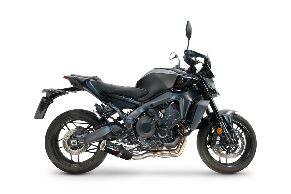 GPR escape compatible con  Yamaha Mt-09 2025-2026, M3 Black Titanium, Escape completo racing, incluyendo colector y db killer desmontable, sin homologación 