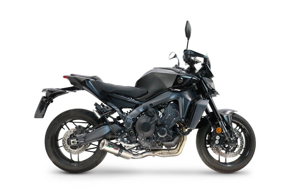 GPR escape compatible con  Yamaha Mt-09 2025-2026, M3 Inox , Escape completo racing, incluyendo colector y db killer desmontable, sin homologación 