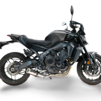 GPR escape compatible con  Yamaha Mt-09 2021-2024, M3 Inox , Escape completo racing, incluyendo colector y db killer desmontable, sin homologación 