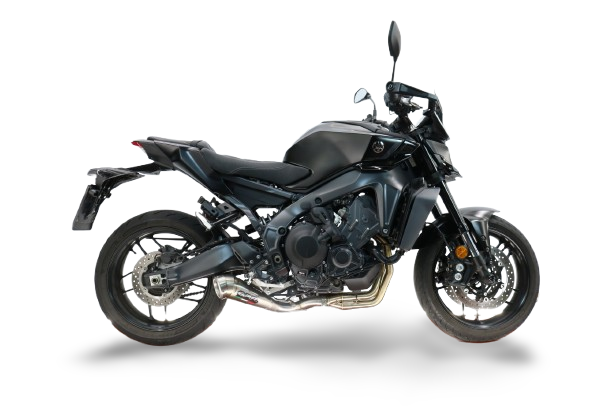 GPR escape compatible con  Yamaha Mt-09 2021-2024, Powercone Evo, Escape completo racing, incluyendo colector y db killer desmontable, sin homologación 