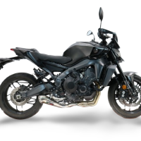 GPR escape compatible con  Yamaha Mt-09 2021-2024, Powercone Evo, Escape completo racing, incluyendo colector y db killer desmontable, sin homologación 