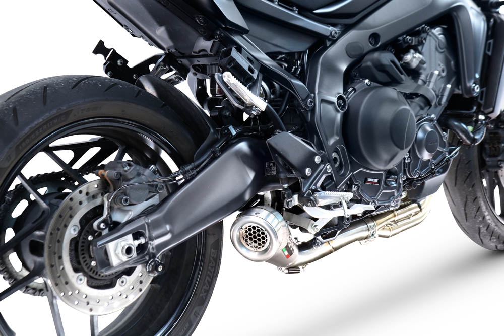 GPR escape compatible con  Yamaha Mt-09 2025-2026, Powercone Evo, Escape completo racing, incluyendo colector y db killer desmontable, sin homologación 