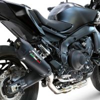GPR escape compatible con  Yamaha Mt-09 2025-2026, GP-Revo Black Titanium, Escape linea completa racing, con db killer extraíble 