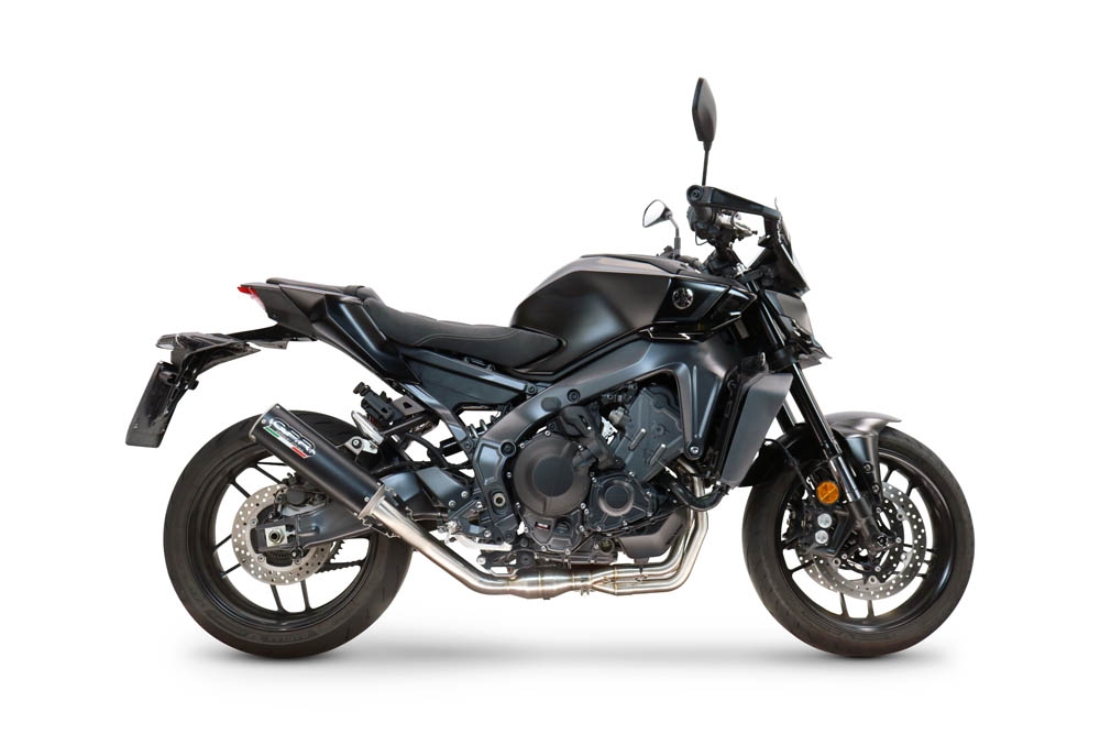 GPR escape compatible con  Yamaha Mt-09 2025-2026, M3 Black Titanium, Escape completo racing, incluyendo colector y db killer desmontable, sin homologación 