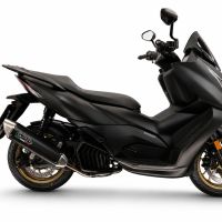 GPR escape compatible con Zontes D 125 2025-2026, Furore-X Scooter, Escape legal, homologado, silenciador con db killer desmontable y tubo de conexión específico 