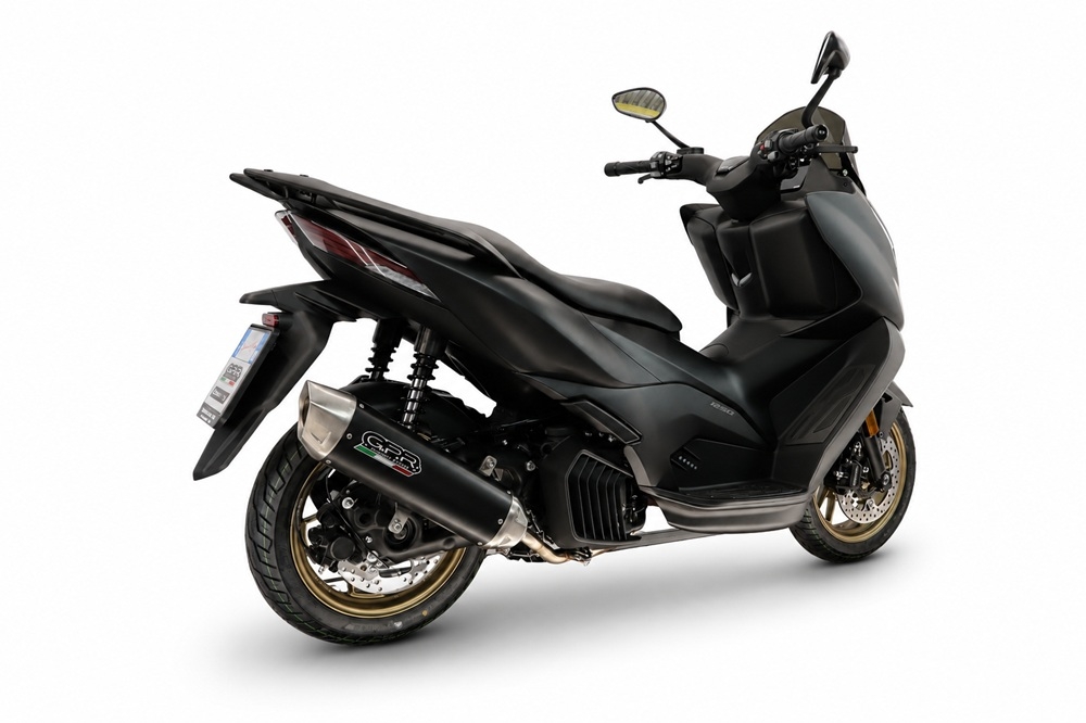 GPR escape compatible con Zontes D 125 2025-2026, Furore-X Scooter, Escape legal, homologado, silenciador con db killer desmontable y tubo de conexión específico 