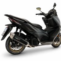 GPR escape compatible con Zontes D 125 2025-2026, Furore-X Scooter, Escape legal, homologado, silenciador con db killer desmontable y tubo de conexión específico 