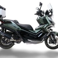 Baúl GPR TECH compatible con  Zontes 368 G 2025/2026 Baúl Alpi-Tech en aluminio color plata, incluye portaequipajes específico de aluminio y placa especifica de acero. Capacidad Litros 35