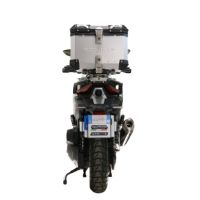 Baúl GPR TECH compatible con  Zontes 368 G 2025/2026 Baúl Alpi-Tech en aluminio color plata, incluye portaequipajes específico de aluminio y placa especifica de acero. Capacidad Litros 35