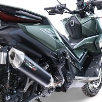 Escape compatible con Zontes 365G 2024-2026, Furore-X Scooter, Escape racing, silencioso con tubo de conexión 