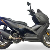 GPR escape compatible con  Zontes 365D 2024-2026, Furore-X Scooter, Escape racing, silencioso con tubo de conexión 