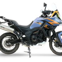 GPR escape compatible con  Zontes 703 F 2025-2026, Dual Inox, Escape racing, silencioso con tubo de conexión 